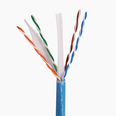 Cat6a 1000 Ft Ethernet Lan Cables 23AWG 0.58mm Solid Copper 500Mzh PVC LSZH Jacket
