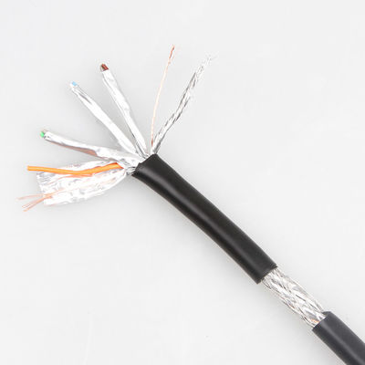 OEM Gigabit Ethernet Cat8 Patch Cable S/FTP 40Gbps 2000MHZ Practical