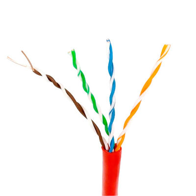 24AWG LSZH Low Smoke Cat5e Cable , Zero Halogen Cat5e External Cable 305m