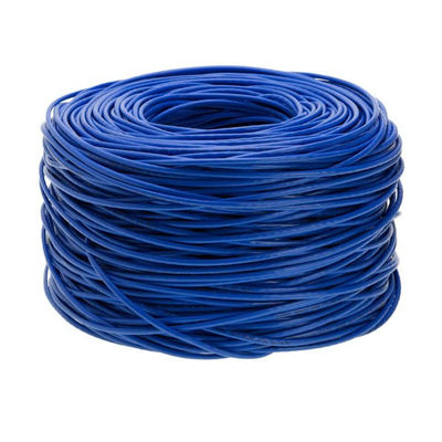 Blue 0.57mm CAT6 FTP Cable , Practical Pure Copper Cat6 Cable