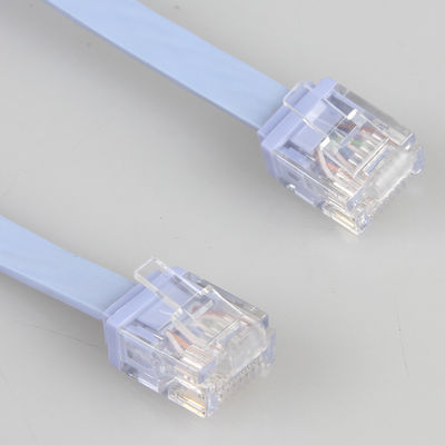 UV Resistant Flat Cat6 Ethernet Cable Weatherproof For Computer