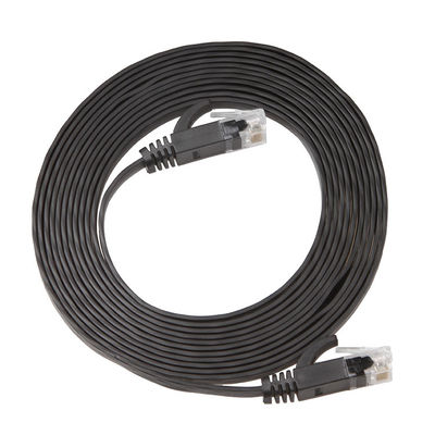 Durable Slim Flat Cat6a Patch Corde High Speed Gigabit Practical