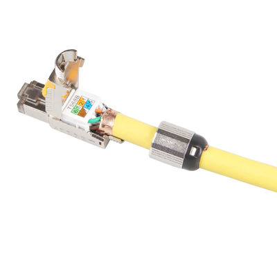Stable 22AWG Cat6a S FTP Cable , 4 Pair LSHF LSOH Cat6a S/FTP LSZH