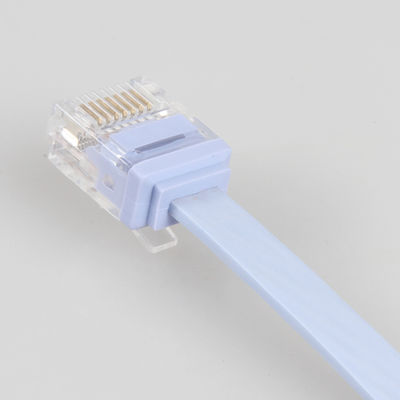 RJ45 Ethernet Cat5e Flat Cable HDPE BC For Instrumentation Stranded