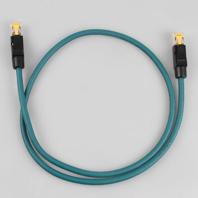 Practical Cat6 Industrial Cable , High Flex Green Cat 6a SFTP Cable