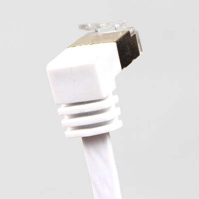 Stable White Flat Cat6 Ethernet Cable , Practical Gigabit Ethernet Cord