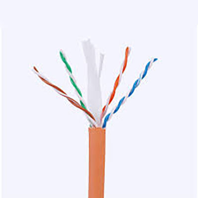 Cat6a 1000 Ft Ethernet Lan Cables 23AWG 0.58mm Solid Copper 500Mzh PVC LSZH Jacket