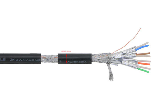10Gbps Shielded Cat7 Patch Cord 600MHz High Speed Multipurpose