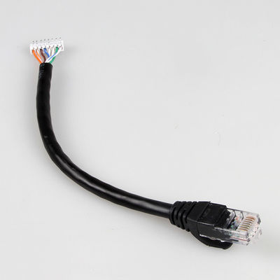 Durable AWG 22 Ethernet Cat 5e Cable , Bare Copper JST RJ45 Cat5e Cable
