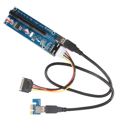 Practical 60cm Wire Harness Cable , Computer Powered Riser Adapter Card