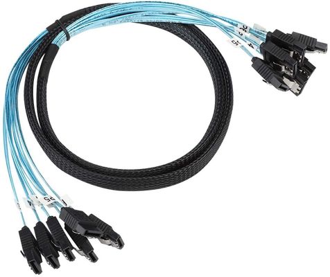 Female Splitter Wire Harness Cable 6Gbps SATA III HDD 7pin To 7pin For Server