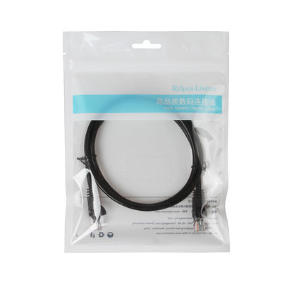 Black CCA UTP FTP Cat5e Patch Cord cable With RJ45 Male Connector