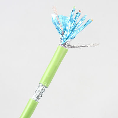 Copper PVC LSZH Cat7 Lan Cable Length 100m Multipurpose PE Insulation