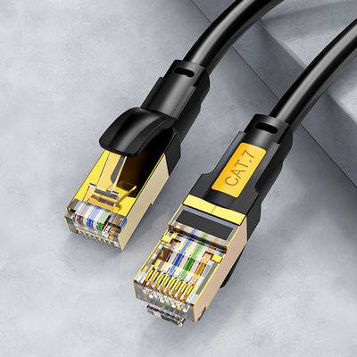 10Gbps Shielded Cat7 Patch Cord 600MHz High Speed Multipurpose