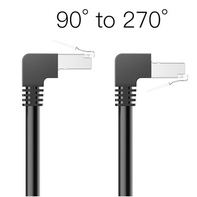 Factory Direct CAT 6 Ethernet Cable Connector Accessories Right Angle Plug